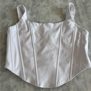 ReoRia White Women's Crop Top